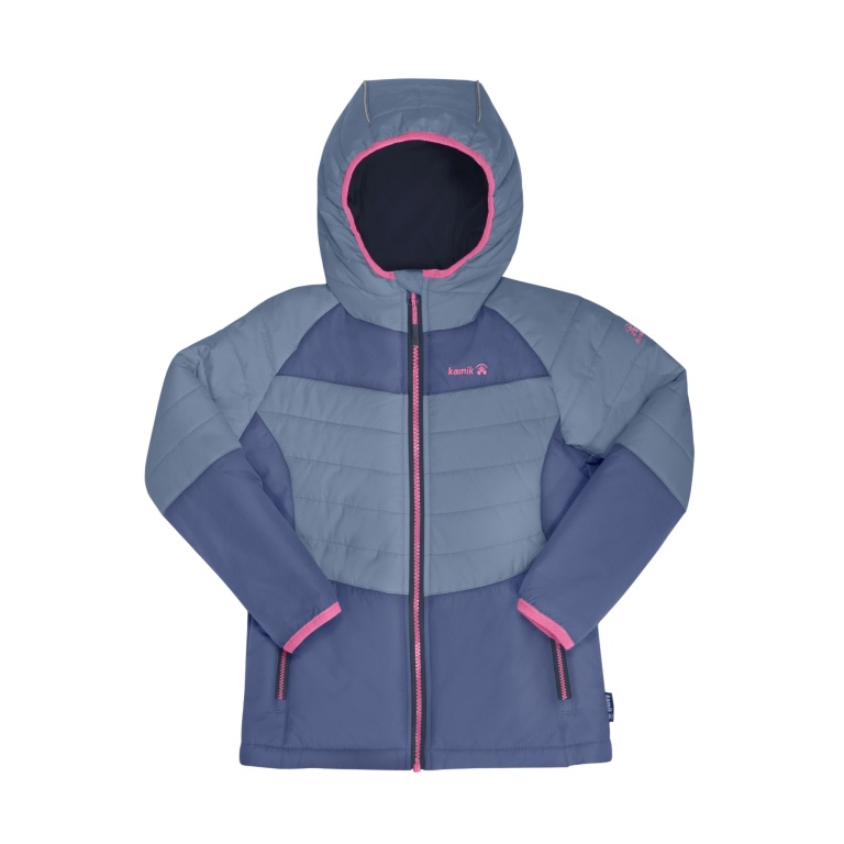 Kamik Ganzjahresjacke Celeste (winddicht, reflektierend) pazifikblau Mädchen